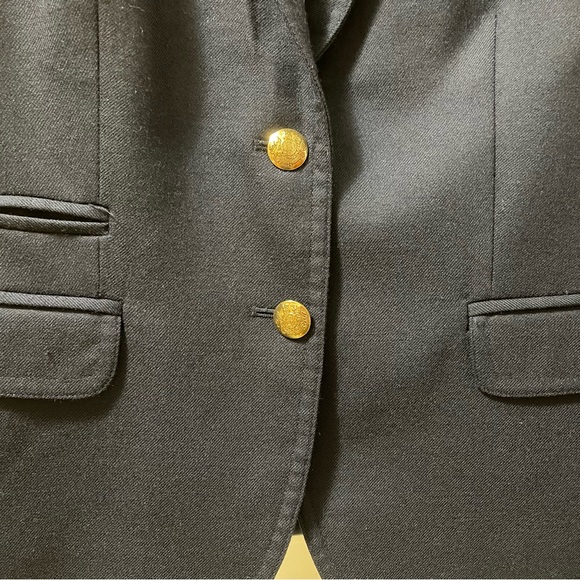 J Crew Navy Wool Schoolboy Blazer, Women Size 8 - Picture 3 of 6